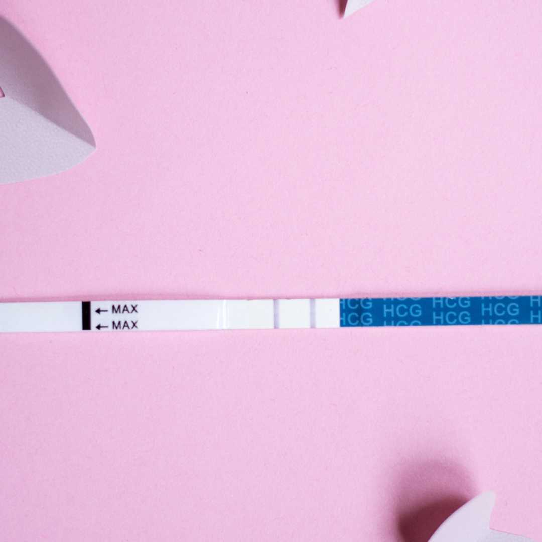 Positive Hcg test, positive pregnancy test 